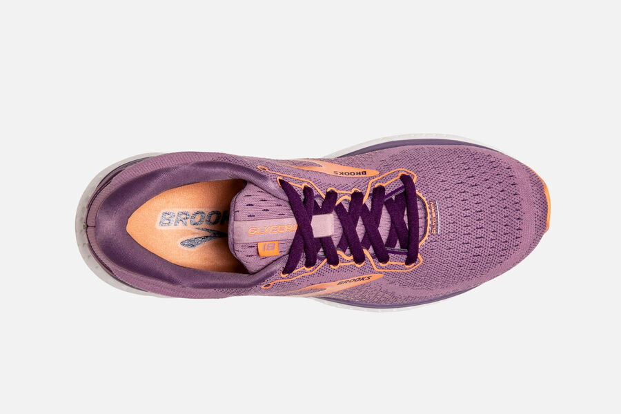 Brooks Glycerin 18 Road Running Shoes - Womens - Purple - ST7083192